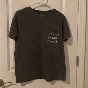 Coffee carbs cardio T-shirt